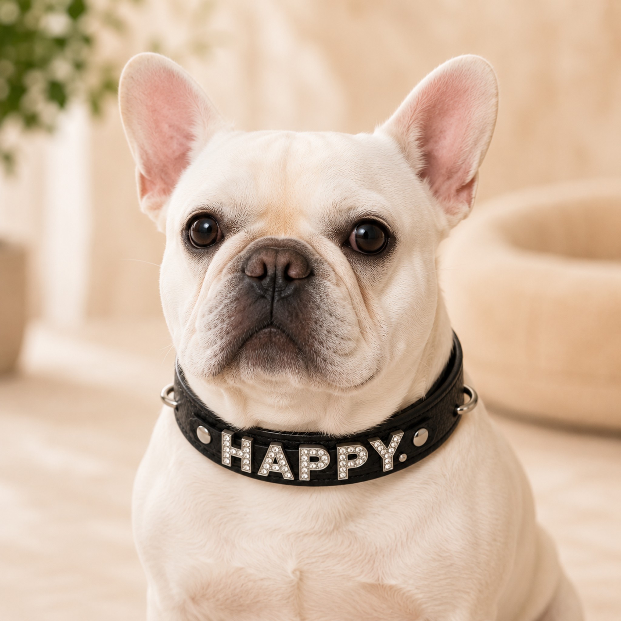 Collare Personalizzato in Ecopelle per Animali